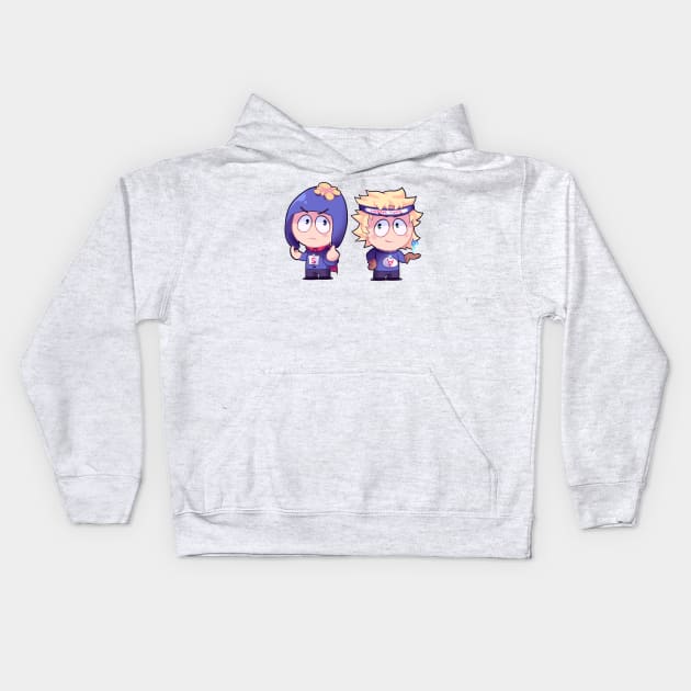 Super Craig & Wonder Tweek chibi Kids Hoodie by Midnight_rabbit